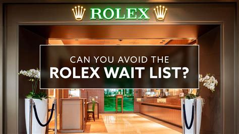 how to join rolex waiting list|rolex waiting list deposit.